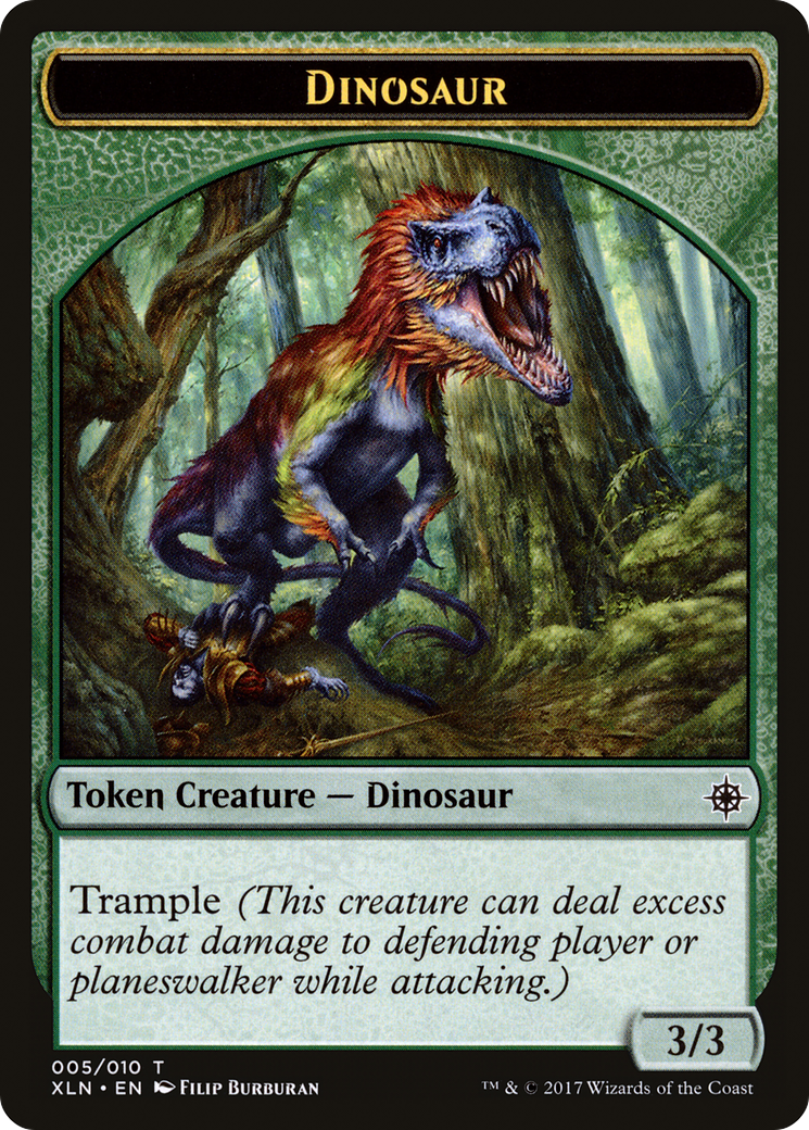 Dinosaur Token (005) Foil - Ixalan Tokens