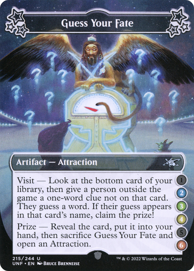 Guess Your Fate (215a) Foil - Unfinity