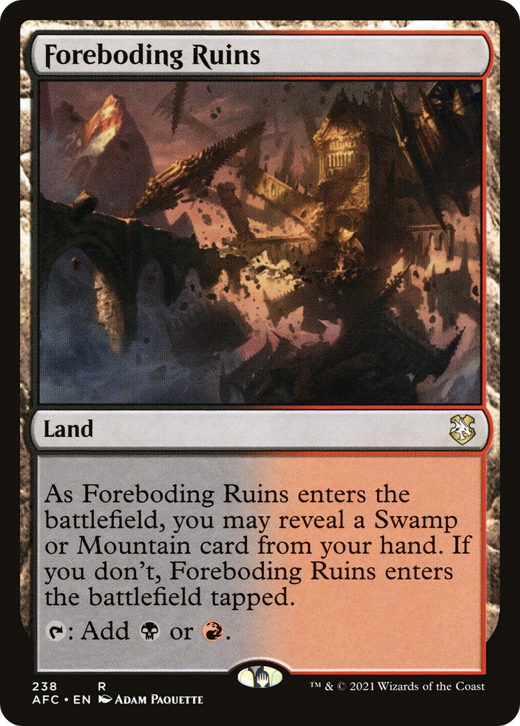 Foreboding Ruins (238) - Forgotten Realms Commander