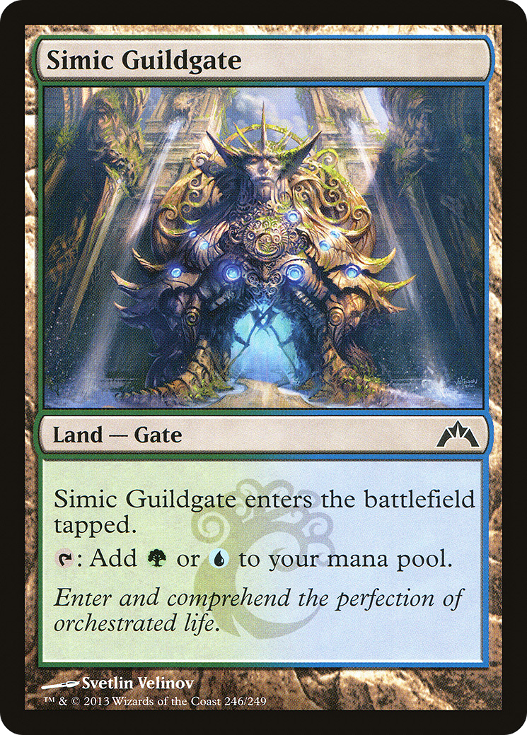 Simic Guildgate (246) Foil - Gatecrash