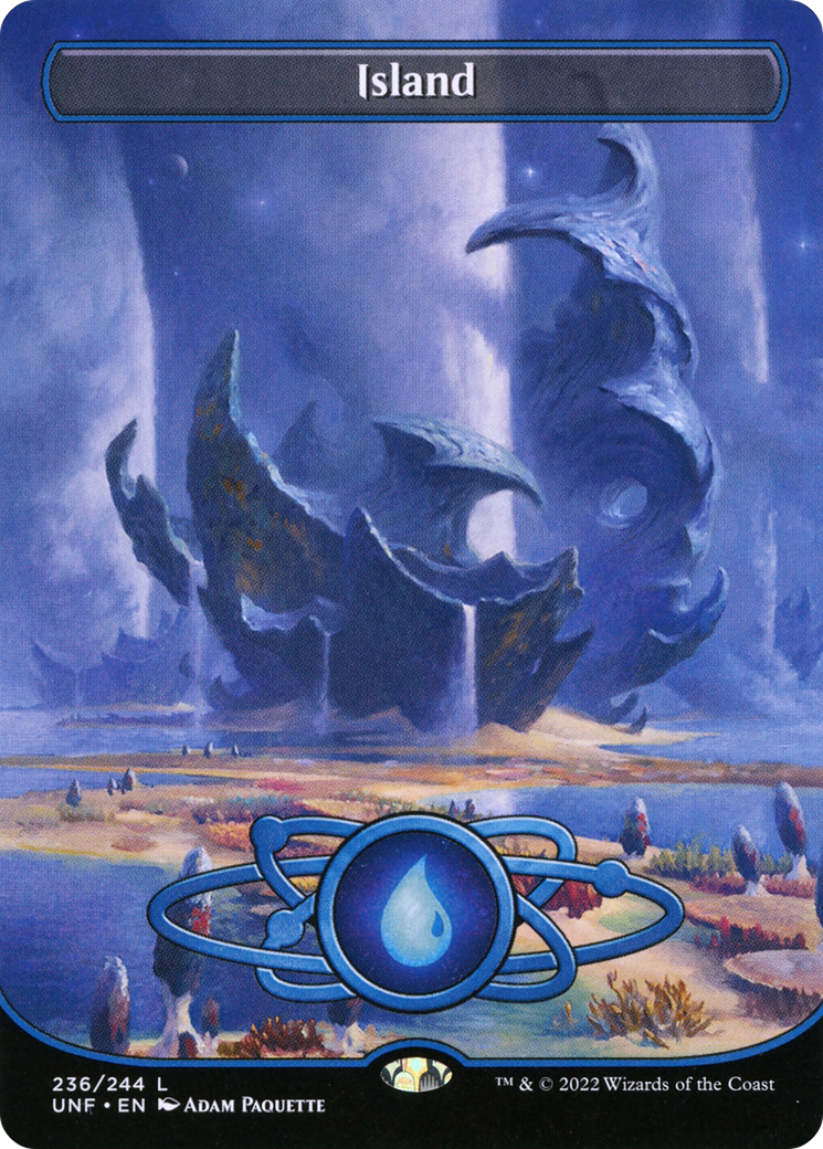 Island (Borderless) (236) Foil - Unfinity