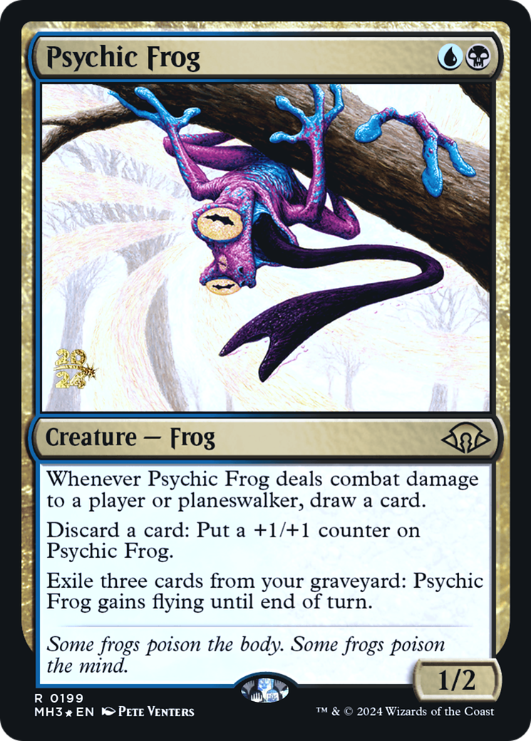Psychic Frog (199) Foil - Modern Horizons 3 Promos