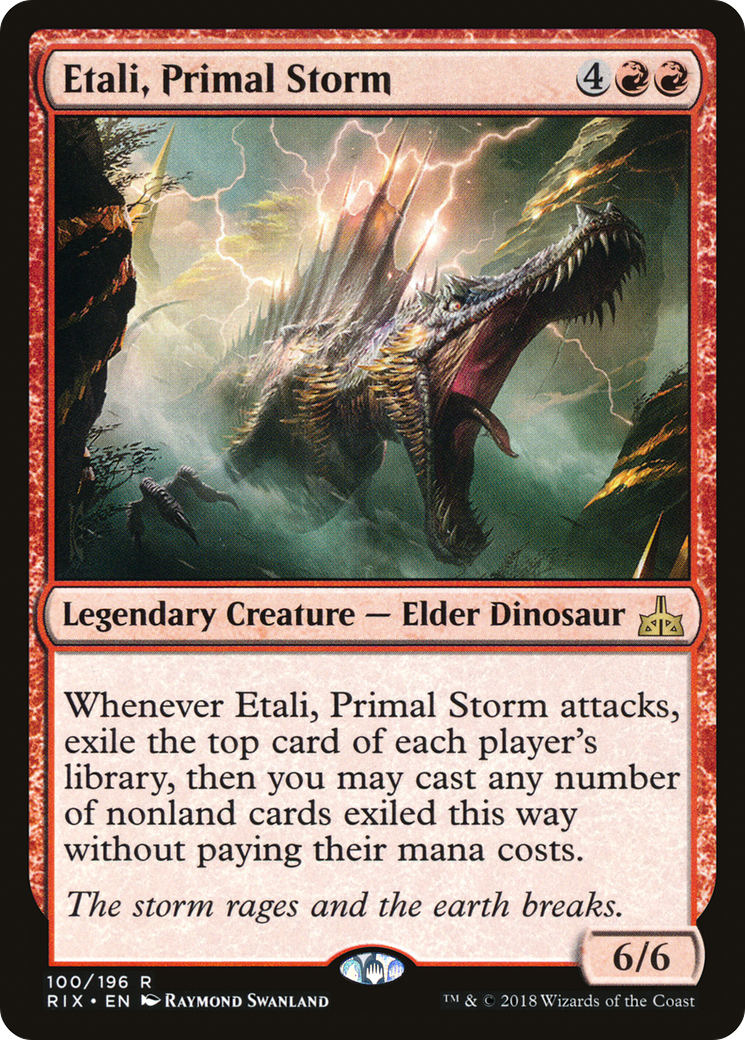Etali, Primal Storm (100) Foil - Rivals of Ixalan