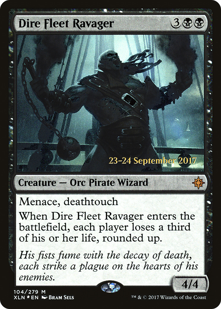 Dire Fleet Ravager (104) Foil - Ixalan Promos