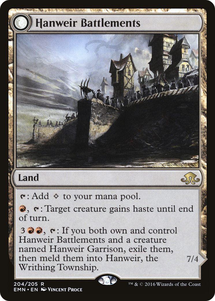 Hanweir Battlements (204) Foil - Eldritch Moon