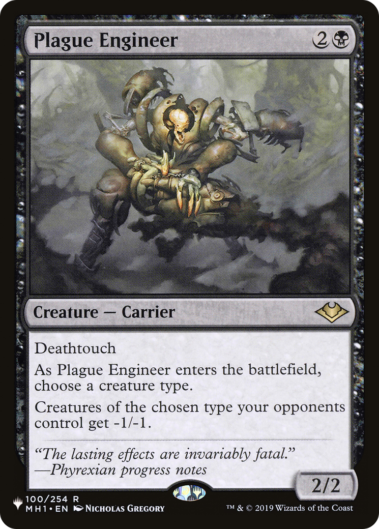 Plague Engineer (MH1-100) - The List