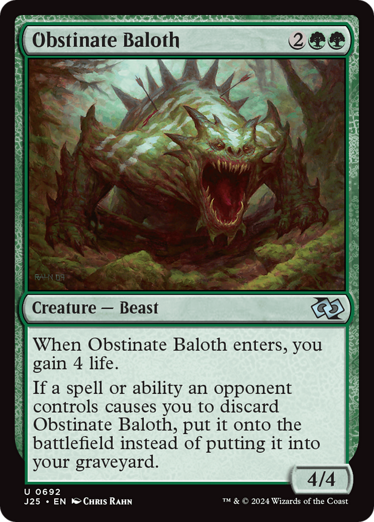 Obstinate Baloth (692) - Foundations Jumpstart