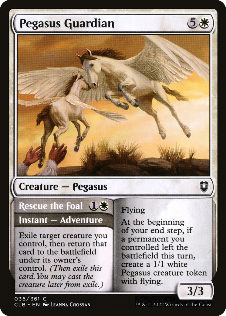 Pegasus Guardian (036) - Commander Legends: Battle for Baldur's Gate