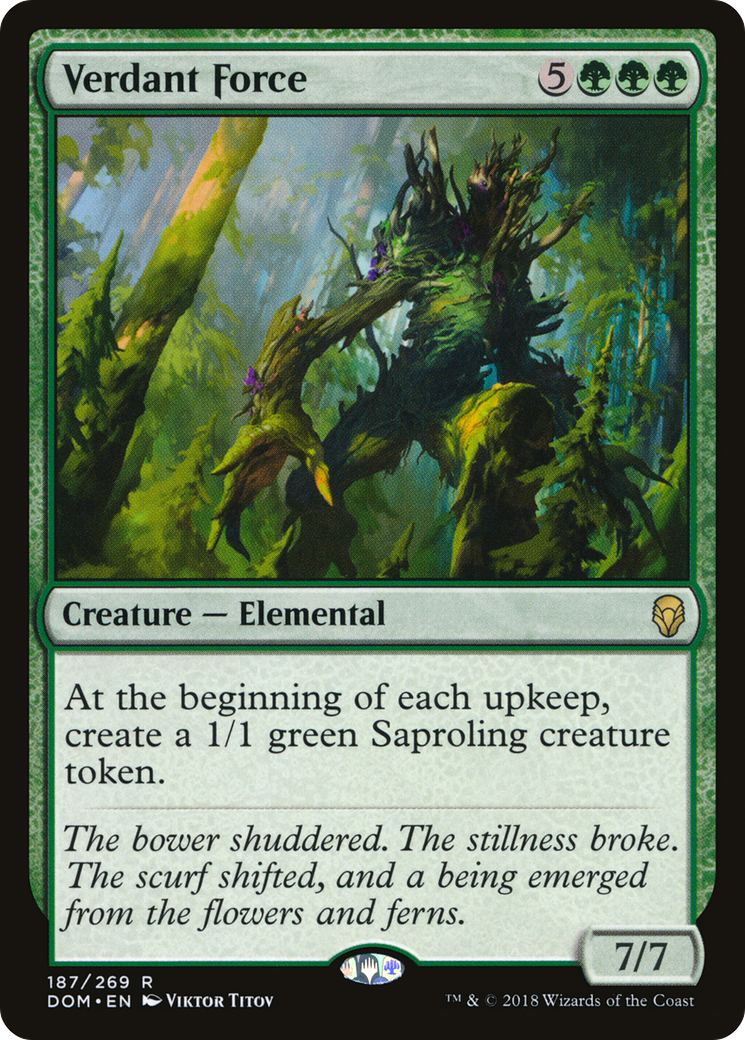 Verdant Force (187) - Dominaria
