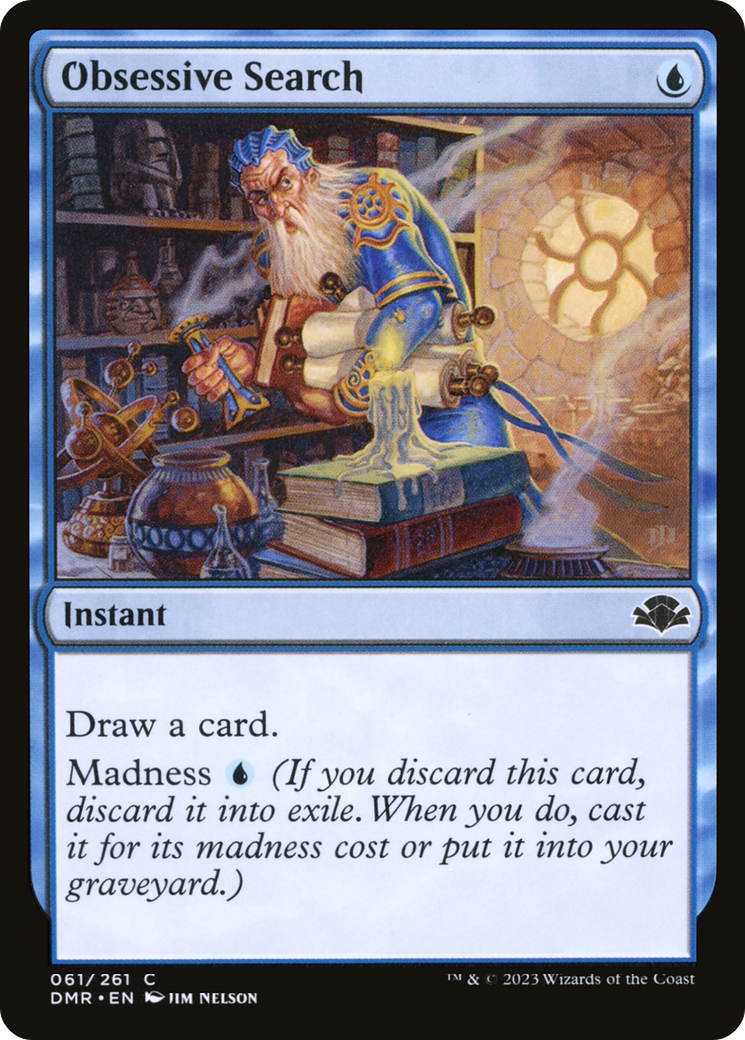 Obsessive Search (061) Foil - Dominaria Remastered