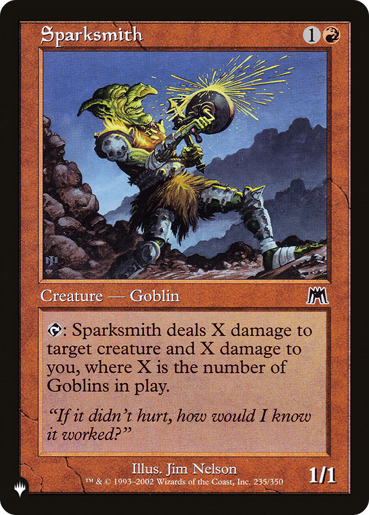 Sparksmith (Retro) (ONS-235) - The List