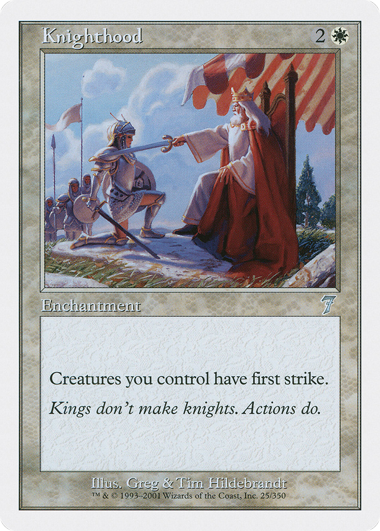 Knighthood (025) - Seventh Edition
