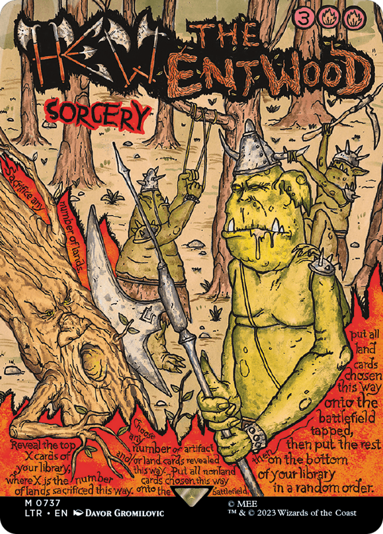 Hew the Entwood (737) Foil - The Lord of the Rings: Tales of Middle-earth