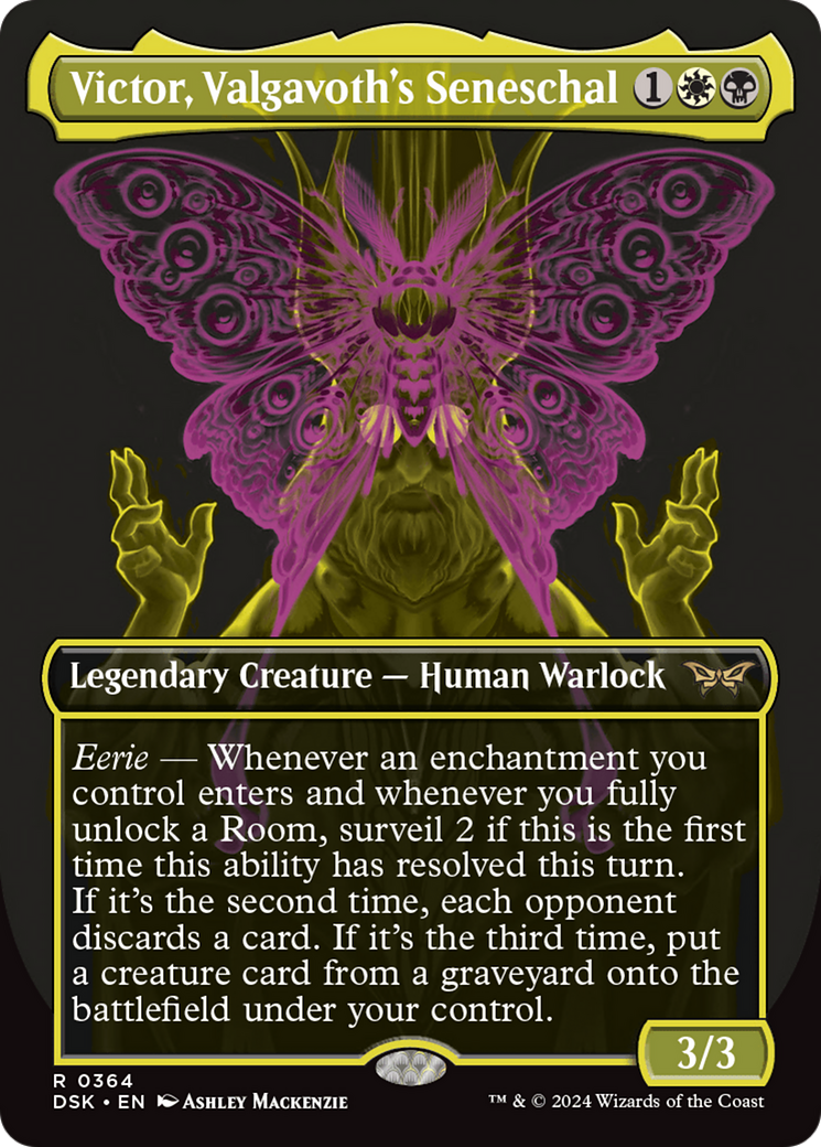 Victor, Valgavoth's Seneschal (Showcase) (364) Foil - Duskmourn: House of Horror