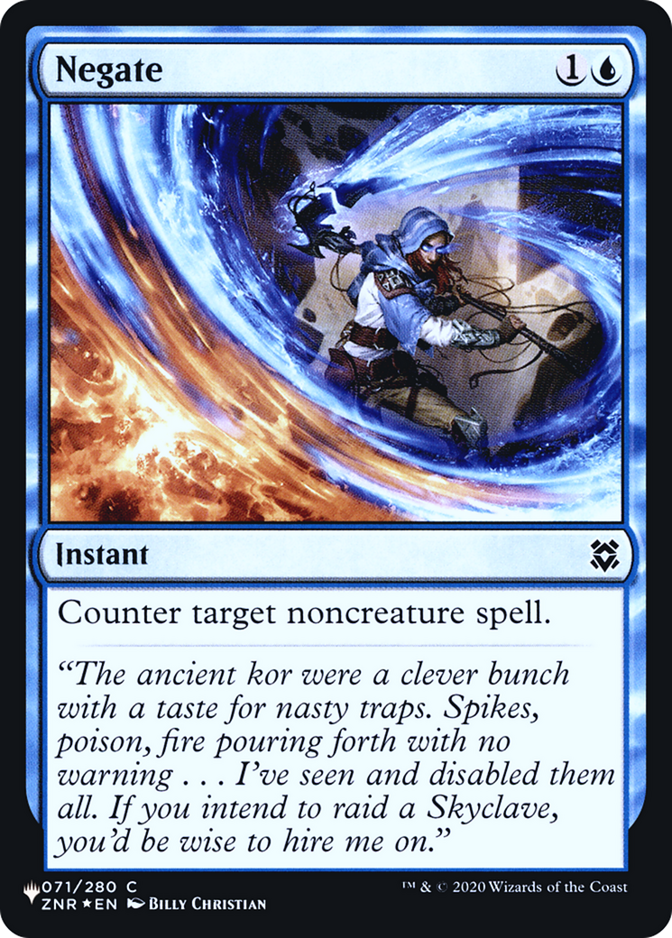 Negate (ZNR-71) Foil - The List