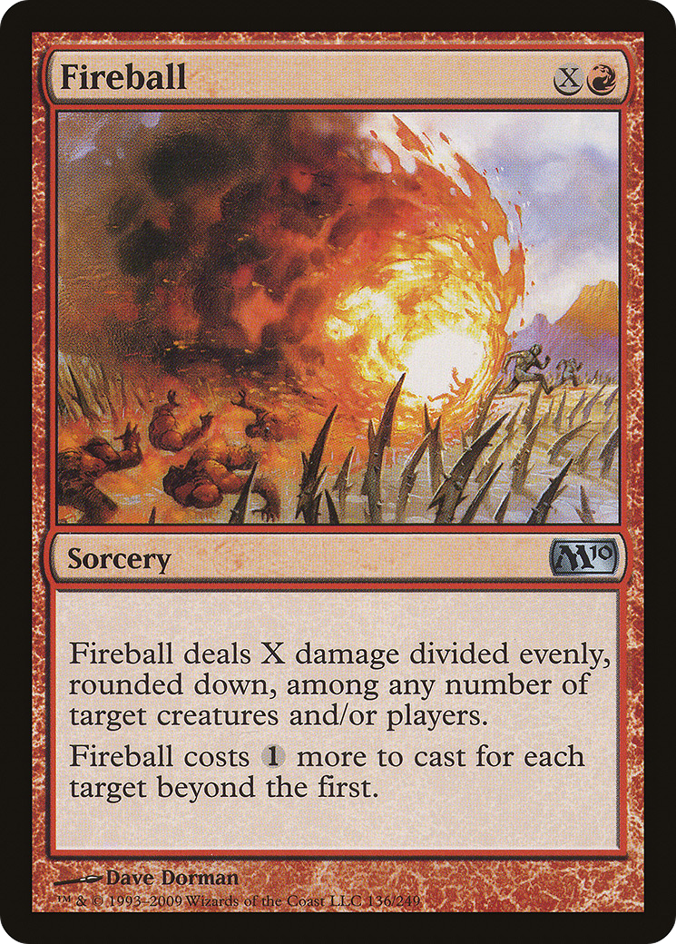Fireball (136) Foil - Magic 2010