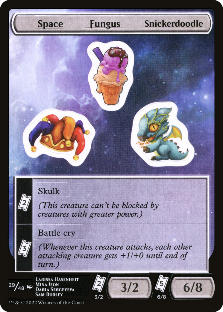 Space Fungus Snickerdoodle (029) - Unfinity Sticker Sheets