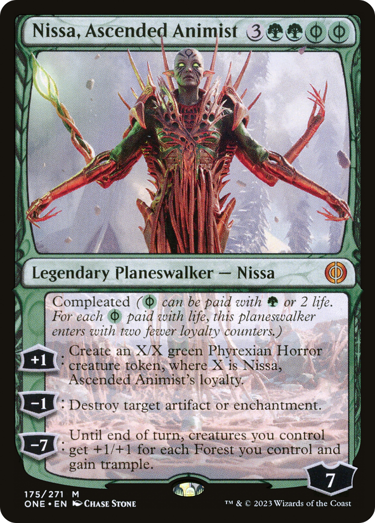 Nissa, Ascended Animist (175) - Phyrexia: All Will Be One