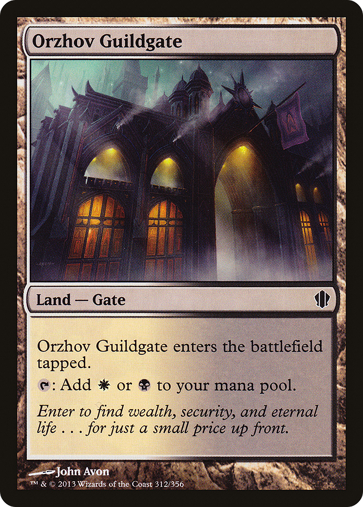 Orzhov Guildgate (312) - Commander 2013