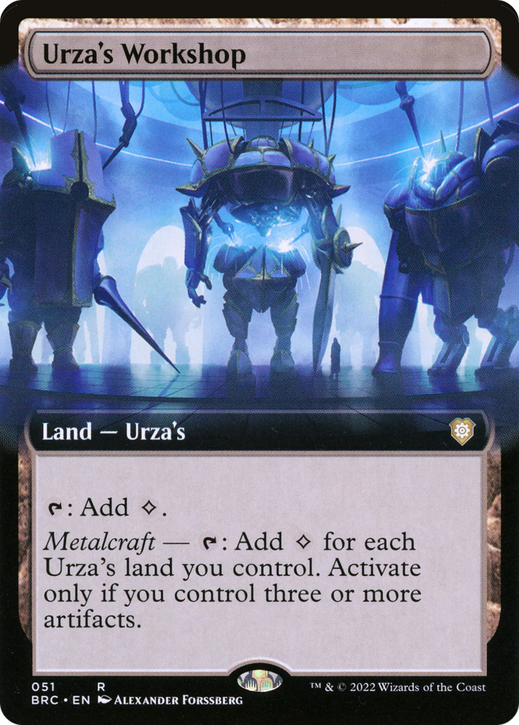 Urza's Workshop (Extended Art) (051) - The Brothers' War Commander