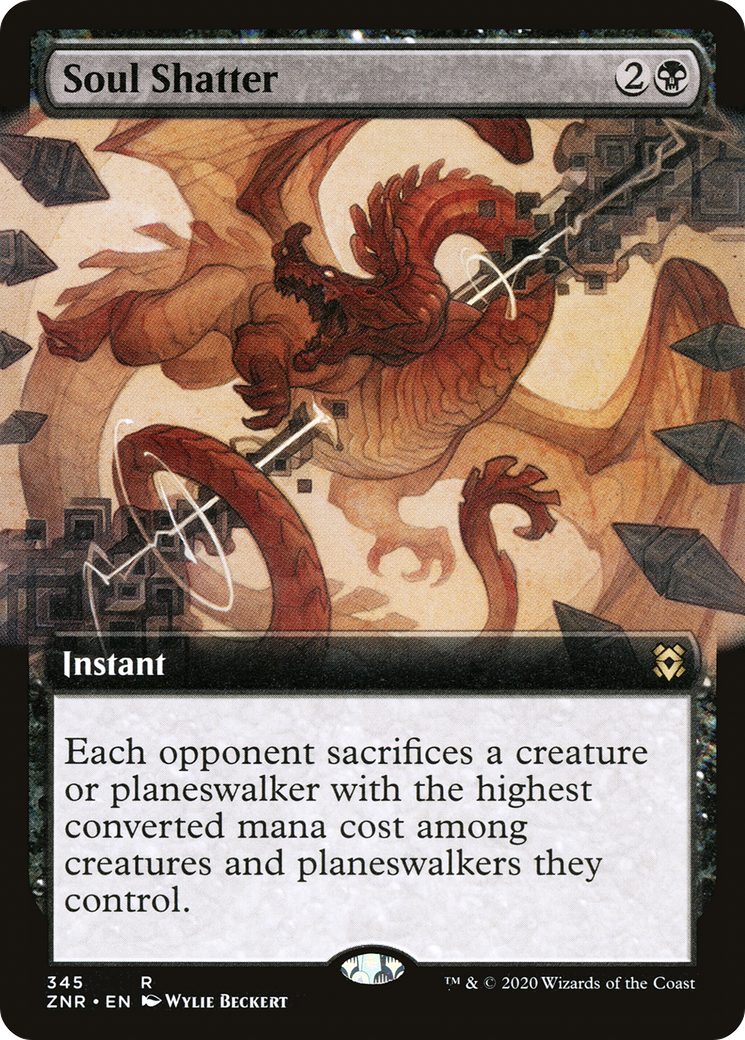 Soul Shatter (Extended Art) (345) - Zendikar Rising