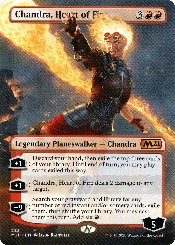 Chandra, Heart of Fire (283) - Core Set 2021