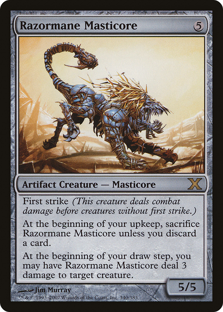 Razormane Masticore (340) - Tenth Edition