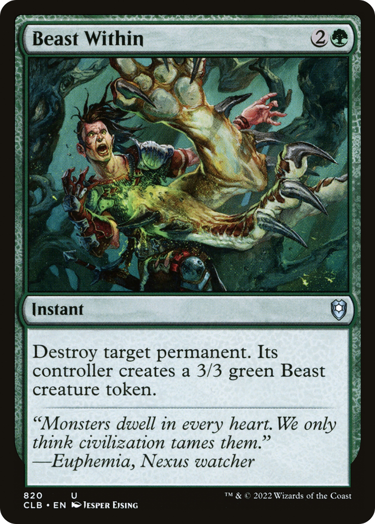 Beast Within (820) - Commander Legends: Battle for Baldur's Gate