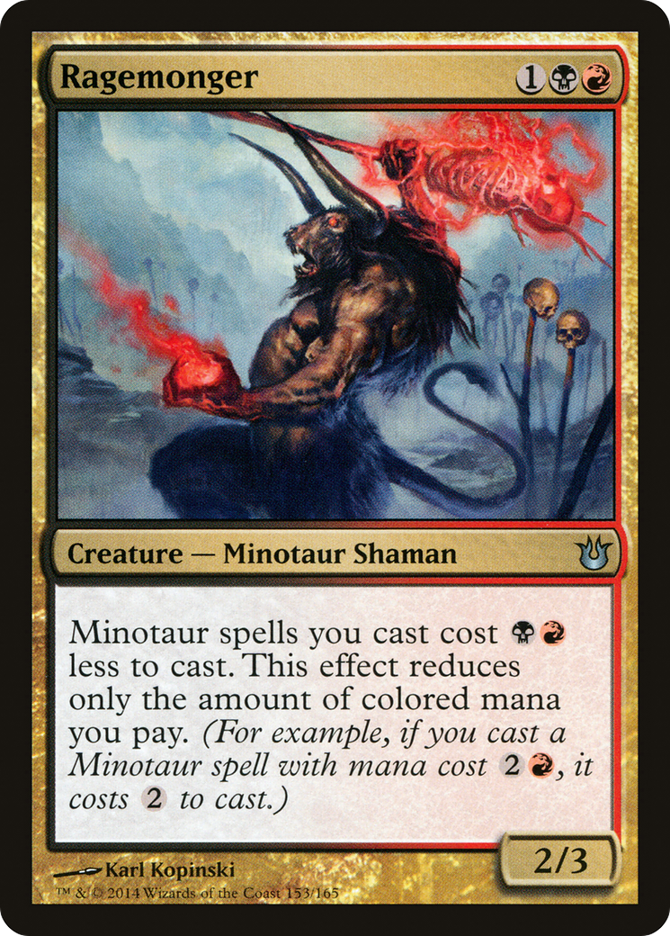 Ragemonger (153) Foil - Born of the Gods