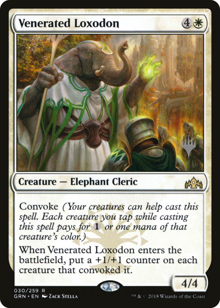Venerated Loxodon (030) - Guilds of Ravnica Promos