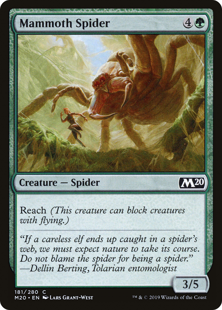 Mammoth Spider (181) - Core Set 2020