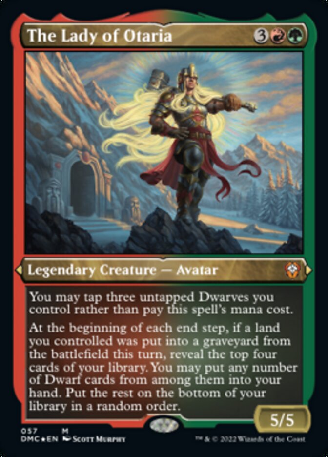 The Lady of Otaria (057) Etched - Dominaria United Commander