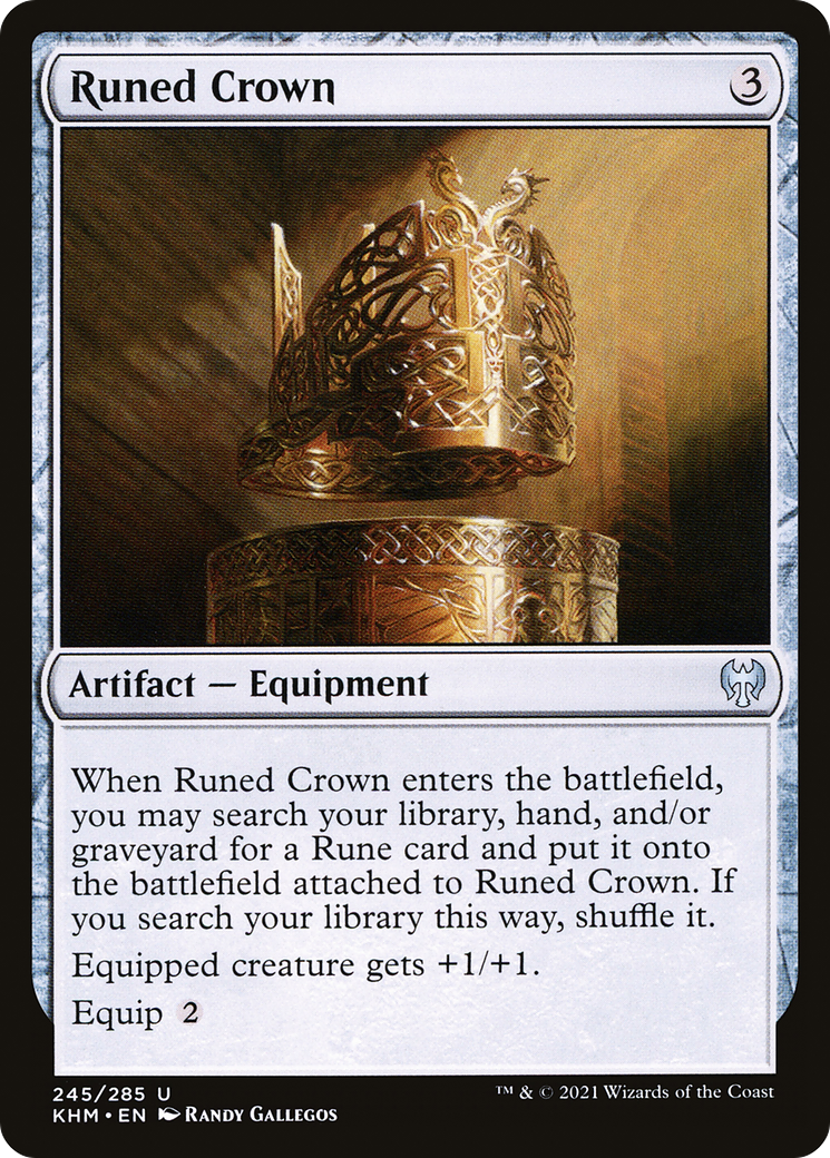 Runed Crown (245) Foil - Kaldheim