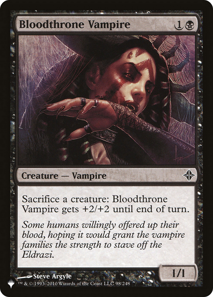 Bloodthrone Vampire (ROE-98) - The List