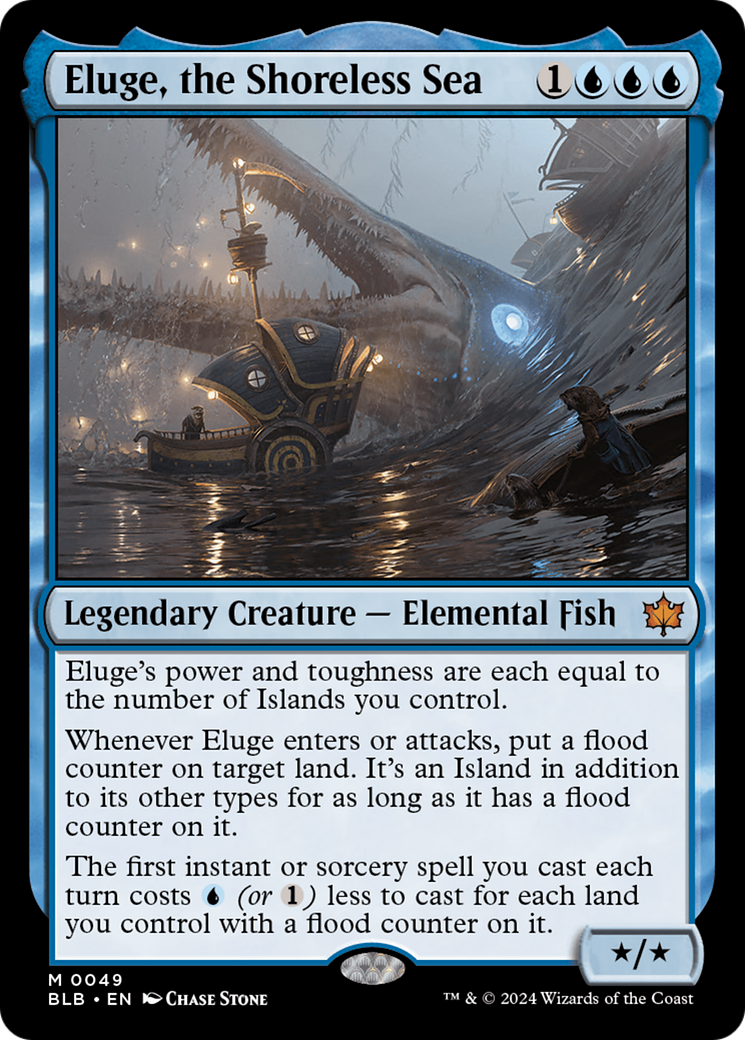 Eluge, the Shoreless Sea (049) Foil - Bloomburrow