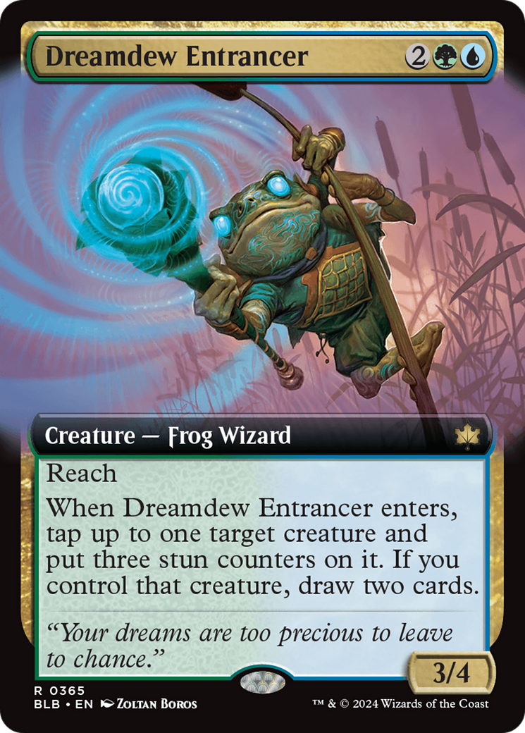 Dreamdew Entrancer (Extended Art) (365) Foil - Bloomburrow