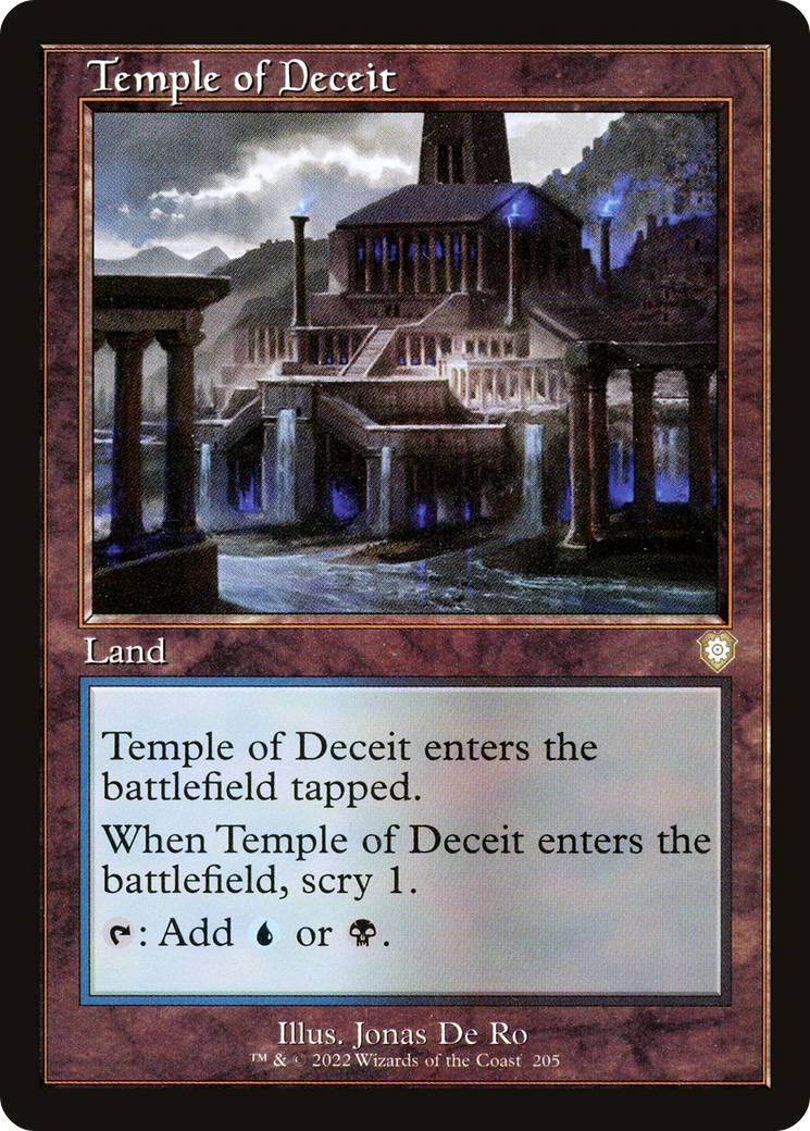 Temple of Deceit (Retro) (205) - The Brothers' War Commander