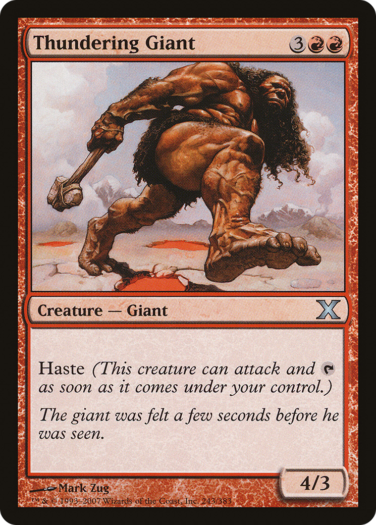 Thundering Giant (243) - Tenth Edition