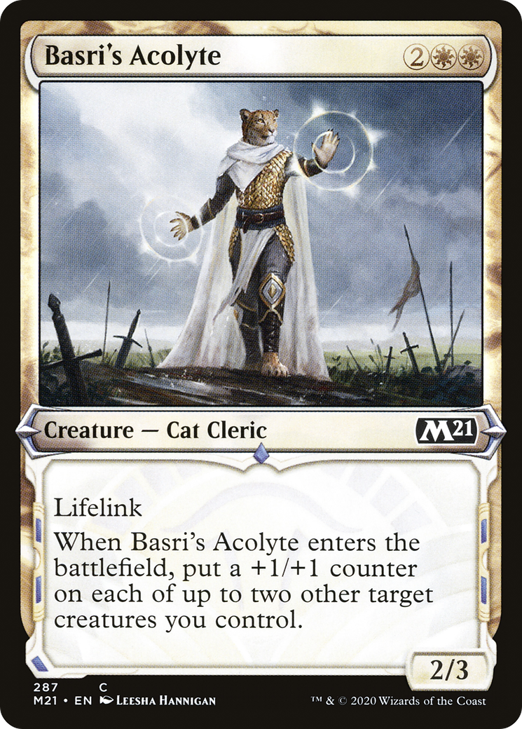 Basri's Acolyte (Showcase) (287) Foil - Core Set 2021