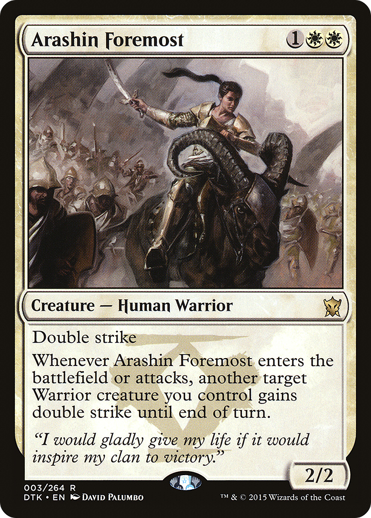 Arashin Foremost (003) - Dragons of Tarkir