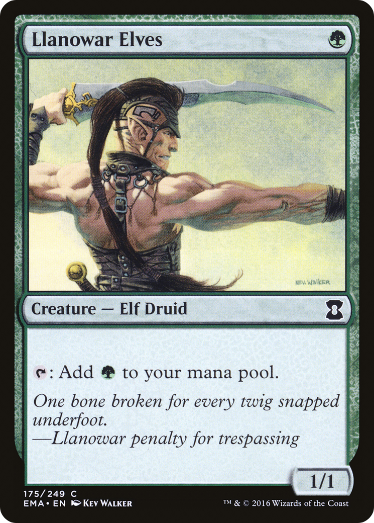 Llanowar Elves (175) Foil - Eternal Masters
