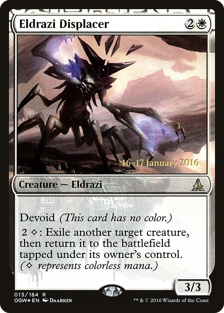 Eldrazi Displacer (13s) Foil - Oath of the Gatewatch Promos
