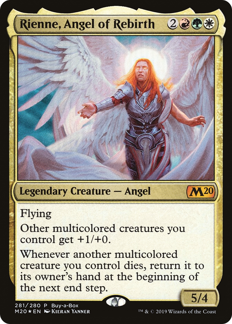 Rienne, Angel of Rebirth (281) Foil - Core Set 2020