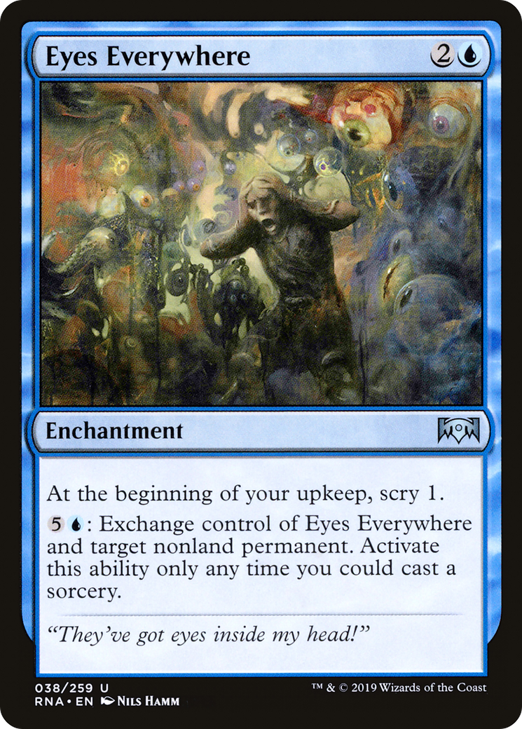 Eyes Everywhere (038) Foil - Ravnica Allegiance