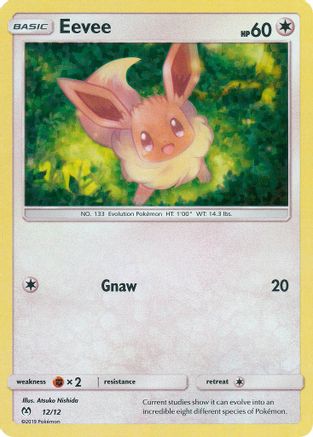 Eevee - 12/12 (12) Holofoil - McDonalds Promos 2019