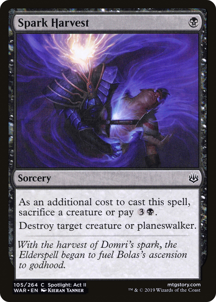 Spark Harvest (105) Foil - War of the Spark
