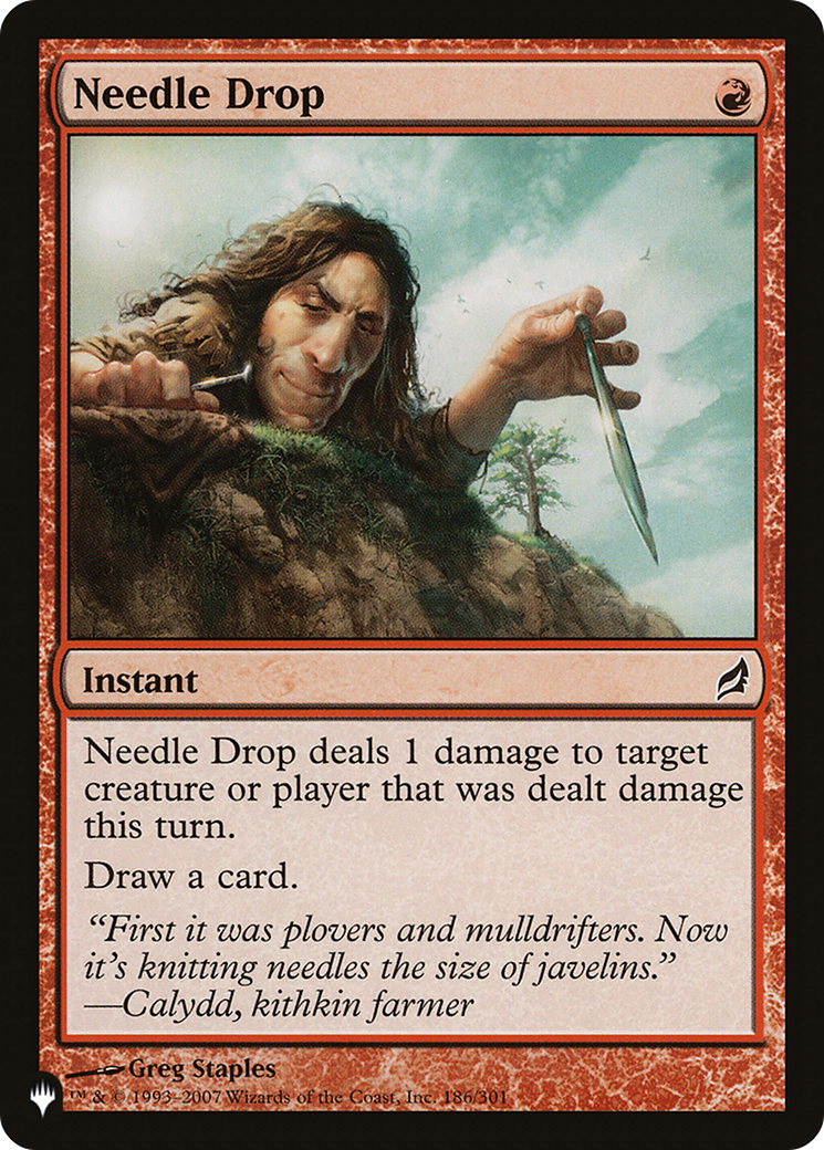 Needle Drop (LRW-186) - The List