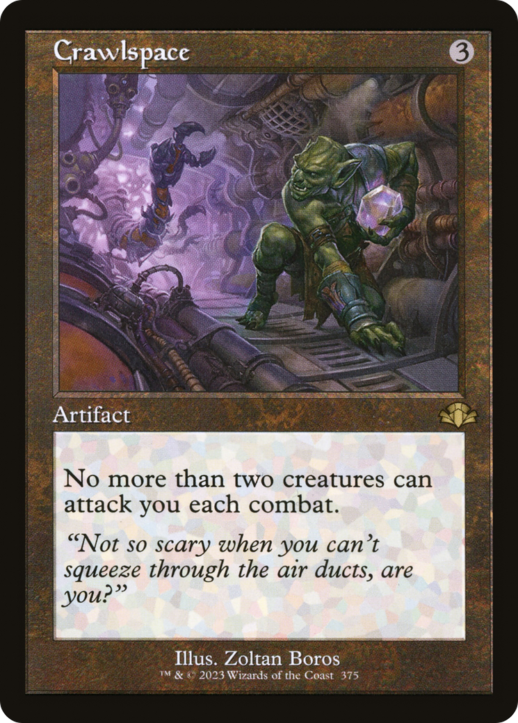 Crawlspace (Retro) (375) Foil - Dominaria Remastered