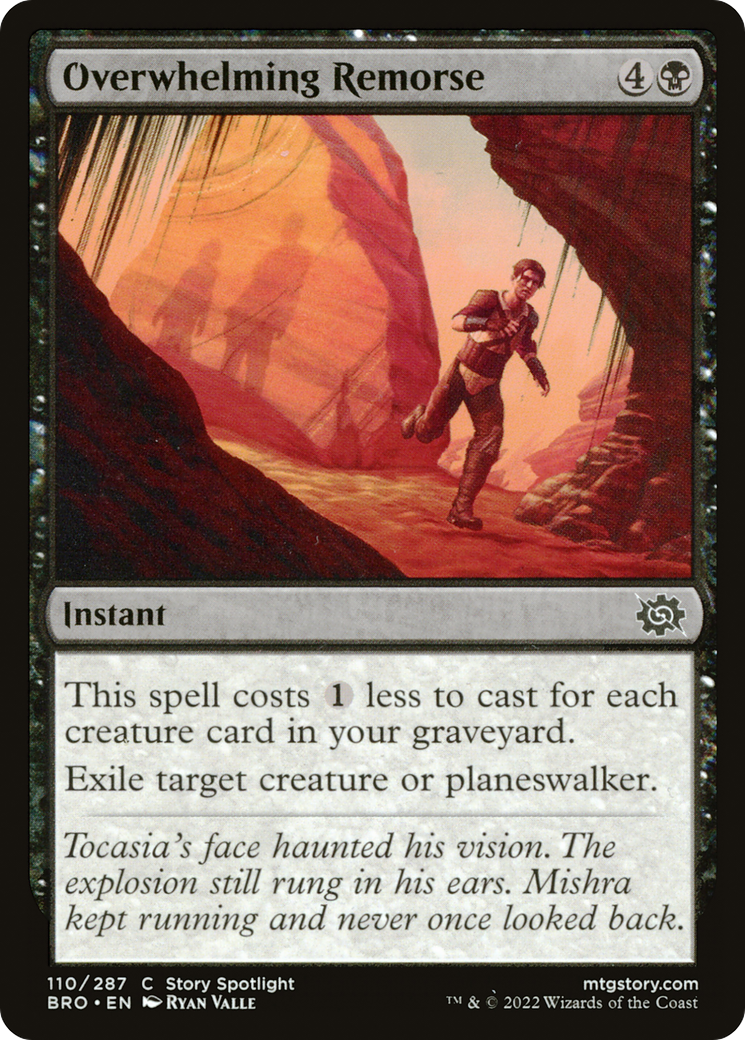 Overwhelming Remorse (110) Foil - The Brothers' War