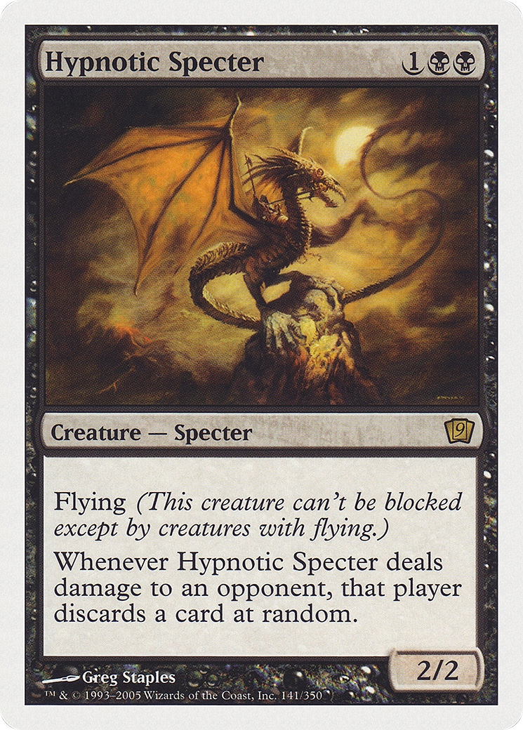 Hypnotic Specter (141) Foil - Ninth Edition